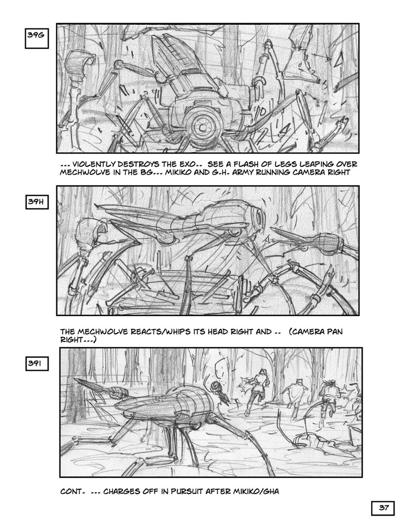 Illustration for article titled Thrilling Storyboards for Spielberg's Delayed Robopocalypse Movie